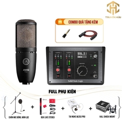 Combo Livestream SSL 2 MKII + Micro P220 (Boxlive 378)
