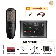 Combo Livestream SSL 2 MKII + Micro P420 (Boxlive 379)