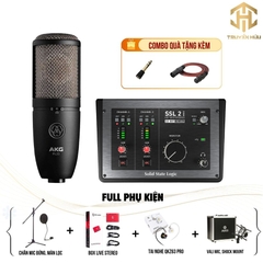Combo Livestream SSL 2 MKII + Micro P420 (Boxlive 378)