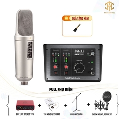 Combo Livestream SSL 2 MKII + Micro RODE NT2-A (Boxlive 379)