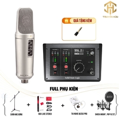Combo Livestream SSL 2 MKII + Micro RODE NT2-A (Boxlive 378)