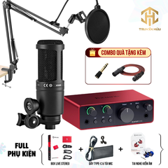 [ +QKZ63 ] Soundcard Solo Gen4 + Micro AT2020