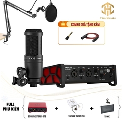 Combo Livestream TASCAM US 2X2 HR + Micro AT2020 (Boxlive 379)