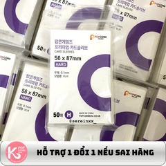 Sleeve Popcorn loại dày bảo vệ thẻ 50 cái