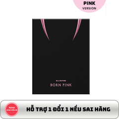 Album BORN PINK BLACKPINK VER BLACK GRAY PINK nguyên seal chính hãng