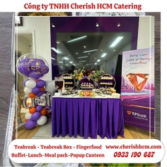Tiệc teabreak Ceremony + trụ bong bóng