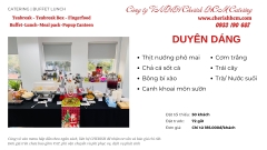 Buffet Lunch Duyên dáng - thực đơn 7 món