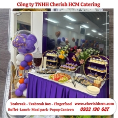 Tiệc teabreak Ceremony + trụ bong bóng