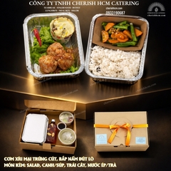 181125 Set Lunch Cơm xíu mại trứng cút, bắp nấm đút lò/ Quail egg shumai rice with baked corn & mushrooms