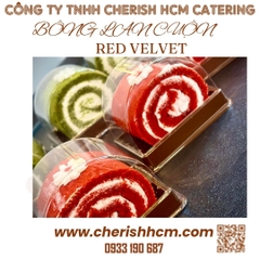 Set 10 bông lan cuộn cầu vồng/ trà xanh/ red velvet/ chà bông/ trứng muối size teabreak