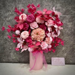 Hoa lụa - Theme hồng