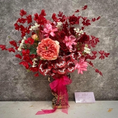 Hoa lụa - Theme đỏ