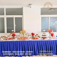 Tiệc Teabreak - Gói Hội nghị 30 khách - Bánh, Trái cây, Nước