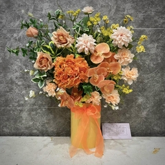 Hoa lụa - Theme cam