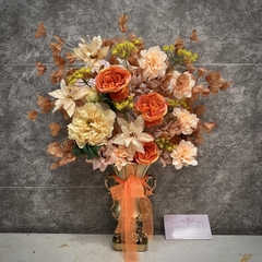 Hoa lụa - Theme cam