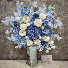 Hoa lụa - Theme xanh dương