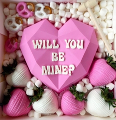 Chocolate Strawberry Broken Heart