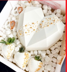 Chocolate Strawberry Broken Heart