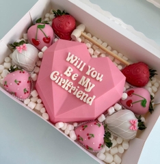 Chocolate Strawberry Broken Heart