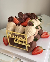 Chocolate Strawberry Happy Birthday