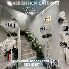 Tiệc khai trương trọn gói+ decor bong bóng