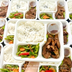 Lunch box - Cơm thịt heo sốt teriyaki/ Pork Teriyaki Rice