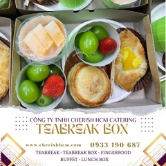 Teabreak Box Delight Bánh mặn Bánh ngọt Trái cây/Savory pastry, Sweet pastry, fruits