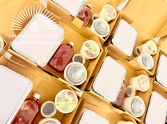 181125 Lunch box Gourmet - Cơm chiên tôm hạnh nhân, gà teriyaki/ Almond Shrimp Fried Rice, Teriyaki Chicken