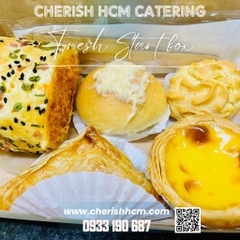 Teabreak box - “Fresh Box” - 5 bánh mặn ngọt