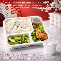 07326 Lunch box - Cơm đùi gà sốt teriyaki/Teriyaki chicken and rice