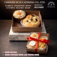 131223 Teabreak box - Spot 1 bánh ngọt lớn 120gr, 1 bánh mặn nhỏ