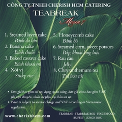 Tiệc Teabreak Bánh truyền thống Việt Nam - Hồng Phúc