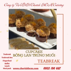 100124 Set 10 Cupcake bông lan trứng muối