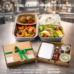 040226 Lunch box - Cơm tôm xào chua ngọt, thịt viên