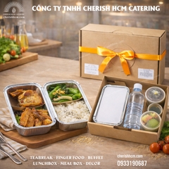 171125 Meal box - Cơm gà chiên sốt tương tỏi, sườn nướng mật ong