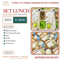 191024 Set lunch Đào tạo - Cơm bắp bò sốt tiêu + cá trứng chiên giòn