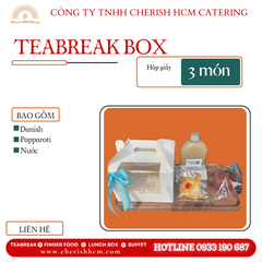 Teabreak box Lively 1 nước 2 bánh