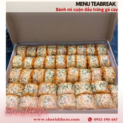 Set 10 Bánh mì cuộn dầu trứng chà bông/ gà cay