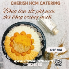 Bông lan phô mai chà bông trứng muối size 16cm