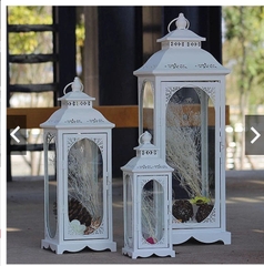 Bộ 3 Lồng Nến Đèn Bão Trắng/Đen Trang Trí Sự Kiện, Tiệc Cưới, Decor Homestay, Studio- Hàng order nhận hàng sau 5-7 ngày