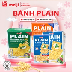 [ BÁNH MEIJI NHẬT BẢN ] Plain Cracker 104G/52G