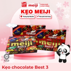 [CHOCOLATE MEIJI] Kẹo Socola Meiji Best 3 mixed 27 cái (108g)