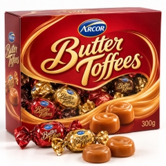 Kẹo Butter Toffees LG giấy thập cẩm 300g*12