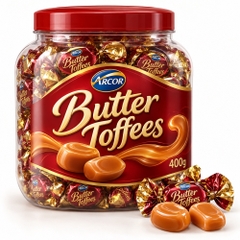 Kẹo Butter toffees 400g*12 (hủ nhựa)