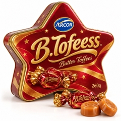 Kẹo B.Tofeess 260g x 16 (Ngôi sao 2022)