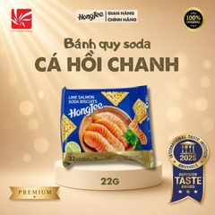 Bánh quy soda cá hồi chanh 32gx128