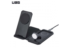 Đế sạc UAG 3in1 travel - Black/Grey