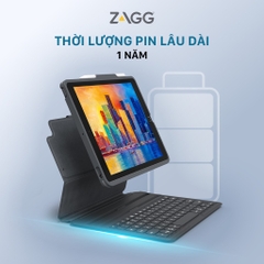 Ốp lưng kèm bàn phím iPad 10.2 inch - ZAGG Pro Keys