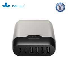 Sạc MiLi 6 cổng 60W PD 30W Station III - HC-H60-C