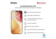 Kính dán màn hình iPhone 17 Series bảo vệ toàn diện - InvisibleShield Privacy XTR5